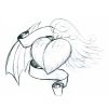 love angel image tattoo